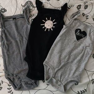 3 Piece Tank Onsie Set.